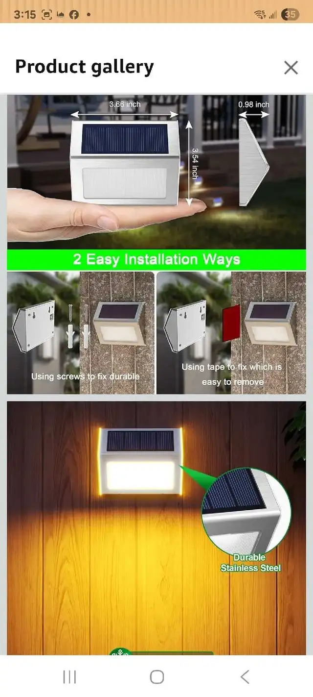 JSOT Solar Deck Lights in Outdoor Lighting in Kitchener / Waterloo - Image 6