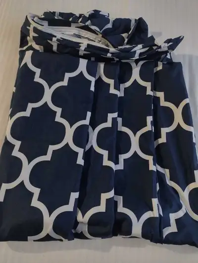 Navy Quatrefoil Duvet Cover Queen, View more