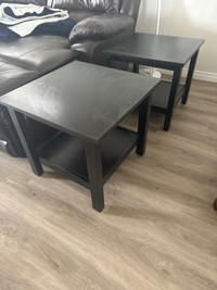 IKEA brown end tables