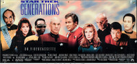 Star Trek Vinyl Movie Banner, Rare 2018, 74"x34