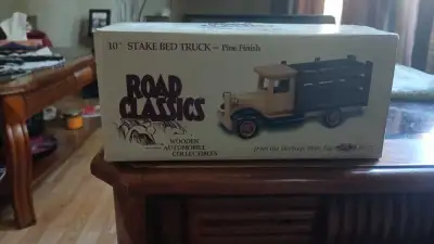 Road Classics Wooden Truck New, View more