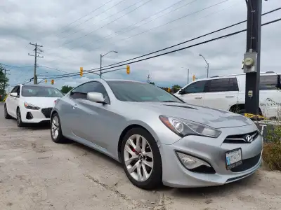 I have a 2013 Genesis Coupe Premium Turbo with a blown engine up for grabs. It has the 8 Speed auto...