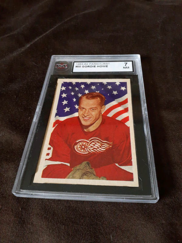 Gordie Howe Parkhurst Hockey Card in Arts & Collectibles in Sarnia