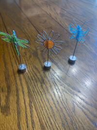 4.5" dragonfly,butterfly flower picture holders