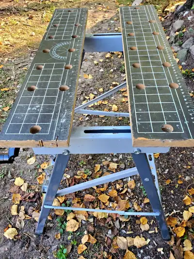 VERY GOOD 24inch PORTABLE FOLDING TOOLSMITH WORK TABLE BENCH, View more