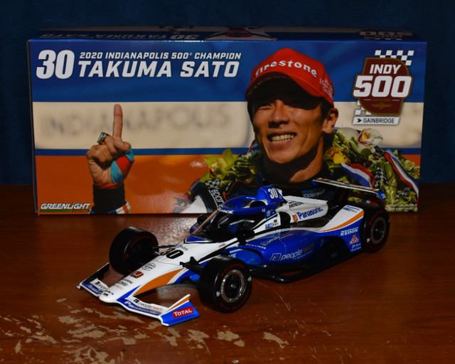 Takuma Sato 2020 Indy 500 Champion 1/18  Scale Diecast in Arts & Collectibles in Bedford - Image 2