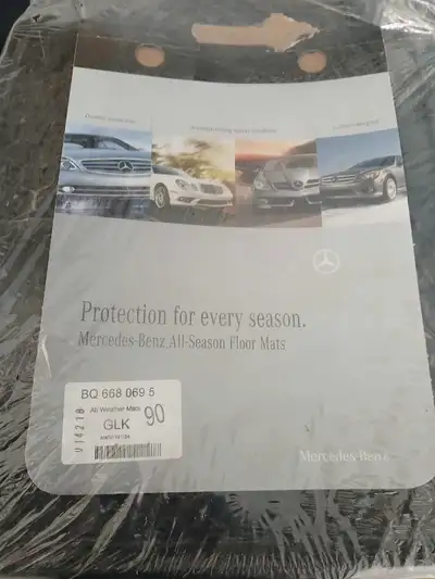 These brand new Mercedes-Benz All-Season Floor Mats offer protection for every season for your GLK....