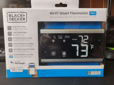 Black+Decker Wifi Smart Thermostat, View more