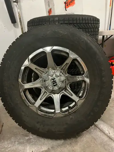17” HD Fast Series Rims come with Firestone Winterforce Tires P265 / 70 R17 113S M & S were on 2018...