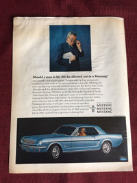 1966 Ford Mustang Original Ad