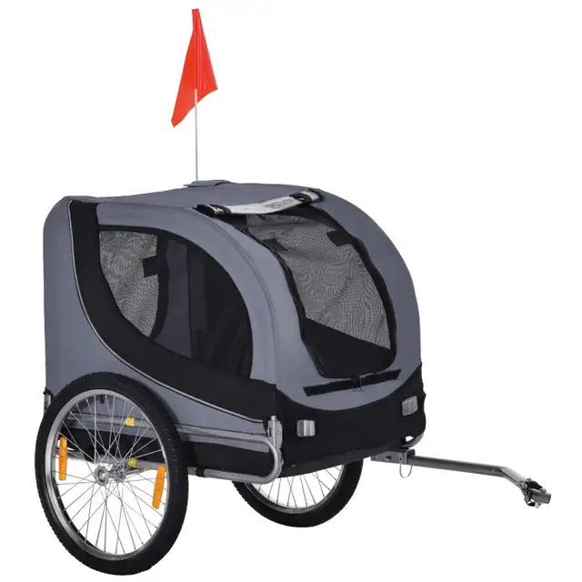 Dog Bike Trailer, Grey Color  in Other in Markham / York Region - Image 3