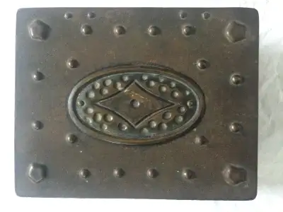Arts & Crafts Hammered Iron Goberg Box Austria, c.1910, View more