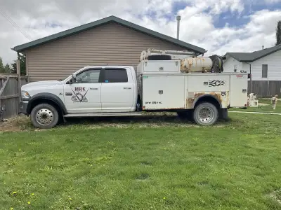 2012 Ram 5500 Service truck with 5000 pound crane Honda air compressor with two air tanks,can come e...