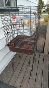 Big bird cage with stand