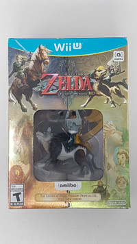Zelda Twilight Princess HD - Wii U Amiibo Bundle