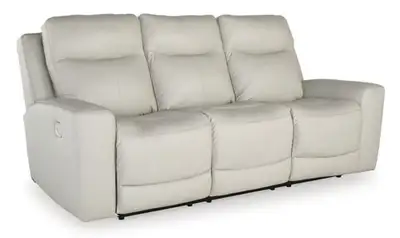 New Mindanao Coconut Leather Power Sofa *Reg. $2599*, View more