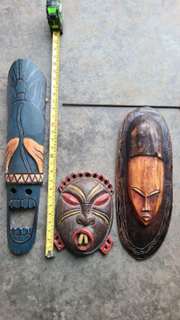 Wooden Decor Masks
