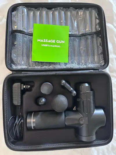 Massage Gun with Case & Attachments, View more