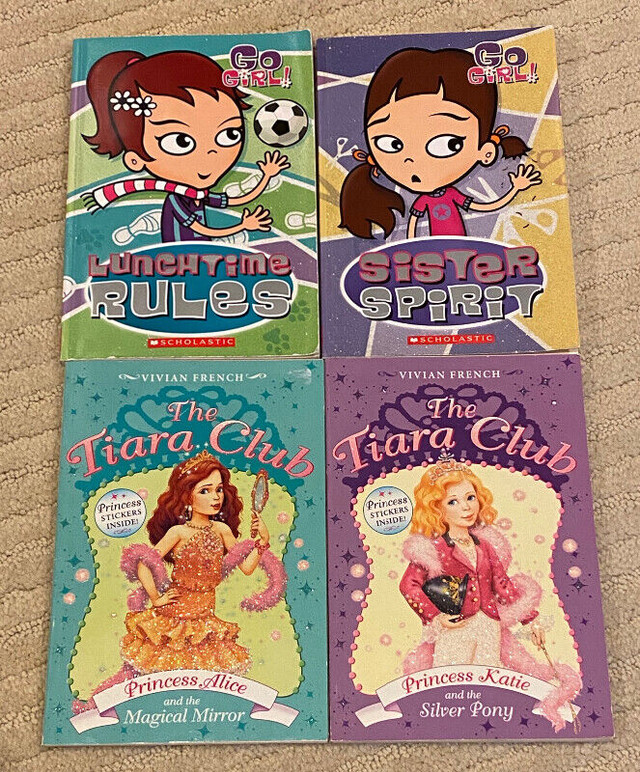 Set of 4 Books (The Tiara Club & Go Girls Series) in Children & Young Adult in Edmonton