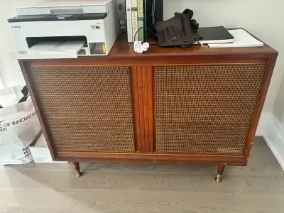 Vintage Mid-Century Console Stereo, View more