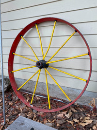 Old iron wheel