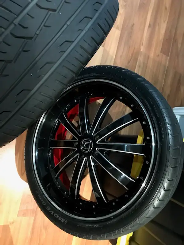 22" Red Sport Wheel 114.3x5 in Tires & Rims in Oshawa / Durham Region - Image 12