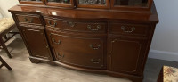 Hutch and cabinet -solid wood