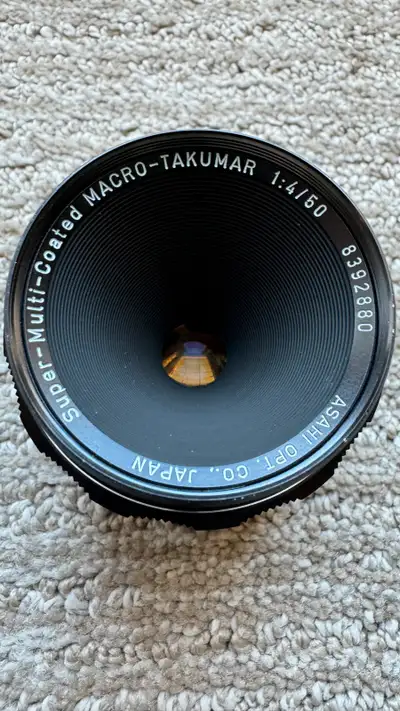 Pentax 50mm F4 Macro Lens M42, View more
