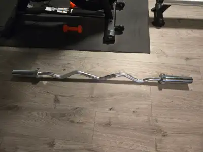 48" Steel Curl Barbell, View more
