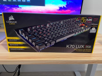 Corsair K70 Lux Mechanical Keyboard (Full Sized + RGB) 