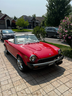 1979 Fiat 124 Spider Convertible