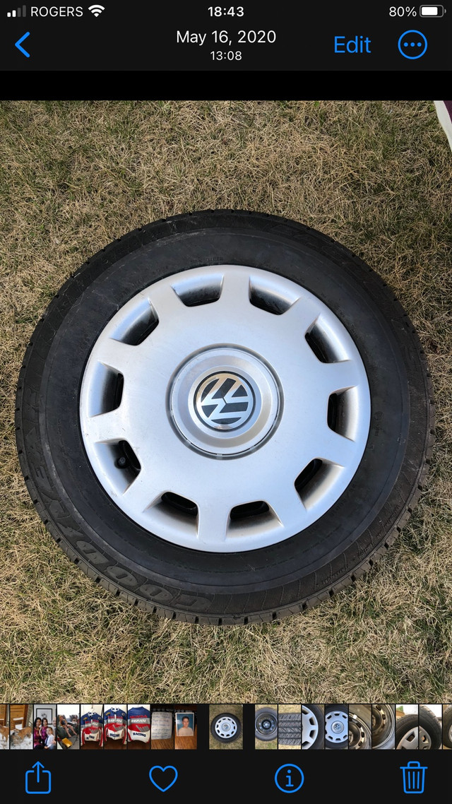 Volkswagen tire and rim never used  in Tires & Rims in Calgary - Image 2