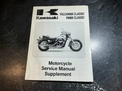 1996 Kawasaki Vulcan 800 Classic & VN800 Classic Service Manual, View more