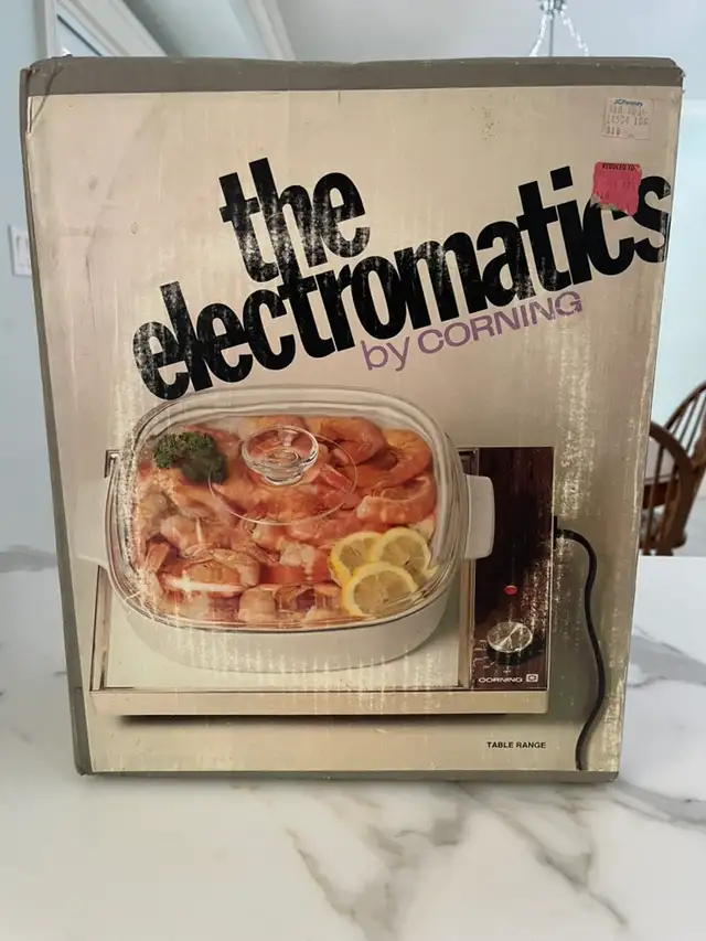 NEW OPEN-BOX ELECTROMATICS BY CORNING E1310 TABLE RANGE (WHITE) in Kitchen & Dining Wares in Mississauga / Peel Region - Image 9