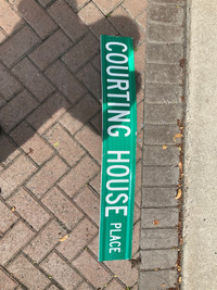 Metal street sign $25