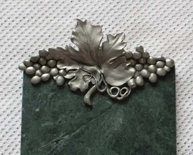 "SEAGULL" PEWTER/MARBLE CHEESE TRAY & "GODINGER" SLVER KNIFE in Kitchen & Dining Wares in Calgary - Image 3