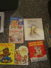 Vintage Teddy Bear  books,6  , soft , mostly,  one Theodore