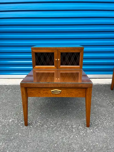 Mid Century Two Tier Side Table, View more
