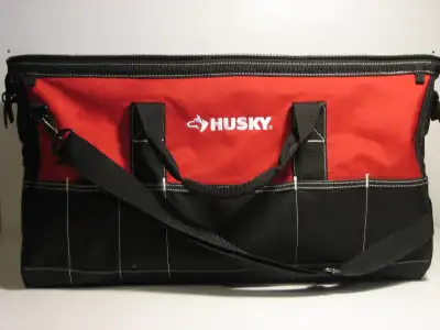 HUSKY 24" STORAGE CONTRACTOR TOOL TOTE CARRY ALL BAG, View more