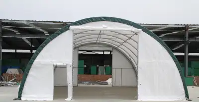 Abri de Stockage Robuste et Durable de 30'x85'x15', View more