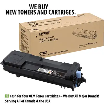 Sell Your Printer Toners and Ink Cartridges. We Pay Top Cash., View more