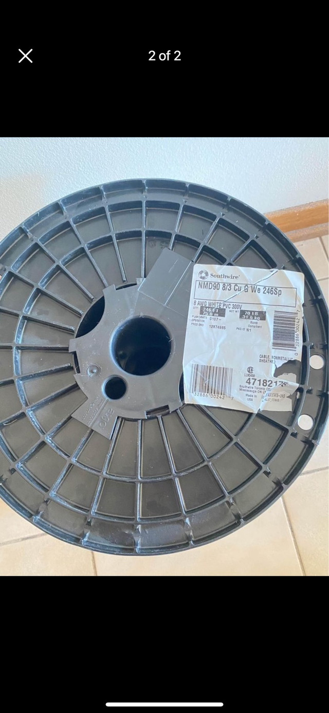 NMD90 8/3 wire 75M NO TAX in Electrical in Mississauga / Peel Region