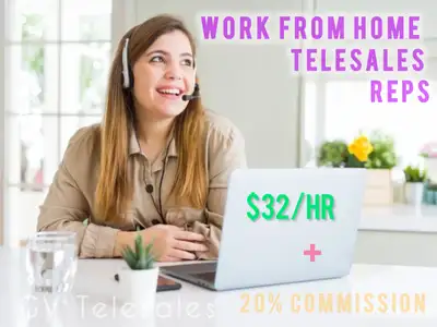Telesales Rep ! HIRING NOW !! $32/hr + Commission!!!, View more