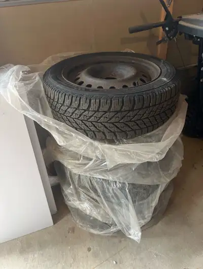Full set of tires.