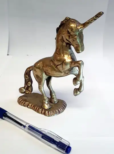 13¤ Vintage Brass/Bronze Figurines + Goblets -- Collection, View more