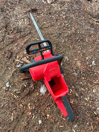Milwaukee 16" Electric Chainsaw with battery and charger.