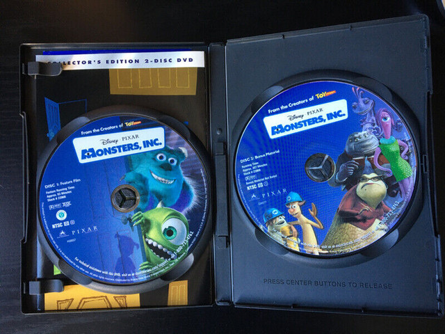 DVD - MONSTERS, INC. (widescreen, 2 disc edit., angl./franç.) dans CD, DVD et Blu-ray  à Ville de Montréal - Image 3