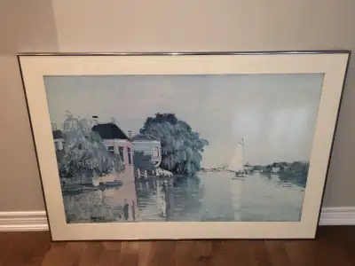 CLAUDE MONTE - Large Framed Landscaping Wall Art, View more