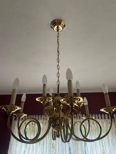 Gold chandelier dining room kitchen bathroom lighting  , View more