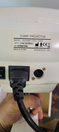 OPTOMETRIST  CHART PROJECTOR  FOR SALE 